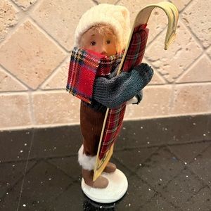 Vintage buyers choice boy with toboggan